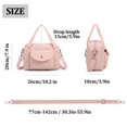 thumbnail image 3 of PULLIMORE Nylon Tote Bag for Women Crossbody Shoulder Bags Messenger Purse Top Handle Satchel Handbags for Travel Work, Pink#2, 3 of 8