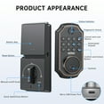 thumbnail image 3 of GPED Fingerprint Door Lock, Keyless Entry Door Lock with APP Control, Smart Locks for Front Door, Deadbolt Lock with 50 User, Auto Lock, IP 66 Waterproof, Easy Installation, 3 of 7