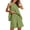 Green, variant on Womens 2 Piece Outfits Sleeveless A Line Tank Tops Shorts Matching Sets Loungewear Sweatsuit