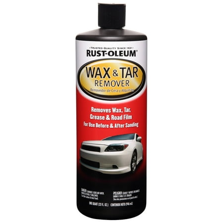Rust-Oleum Auto Wax and Tar Remover, 1 Quart (Best Way To Remove Tar From Car Paint)
