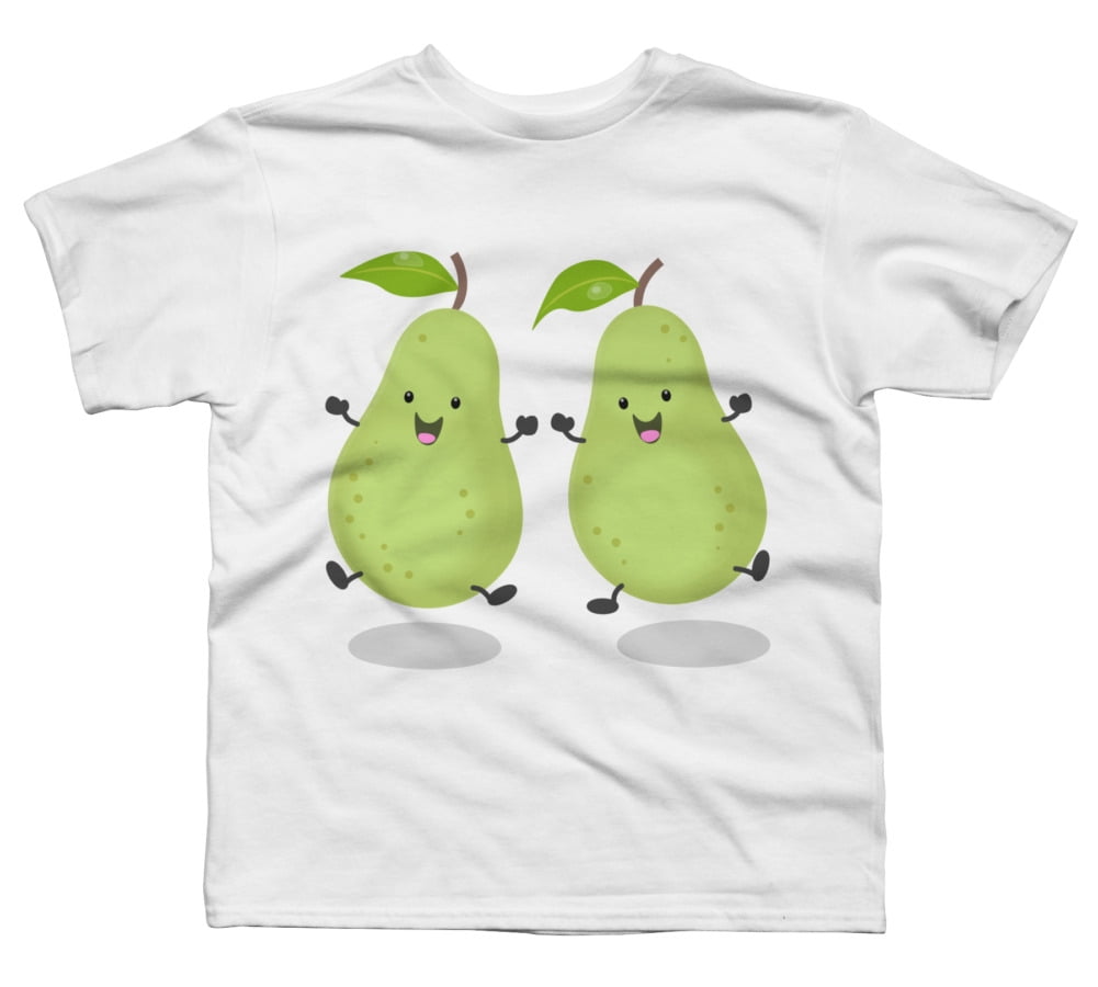 Design by Humans - Cute pear pair cartoon illustration Boys Graphic Tee -  Design By Humans - Walmart.com - Walmart.com