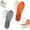 Orange+gray, variant on 4D Shoe Cloud Insoles for Men & Women – 2-pair set of 2026 memory foam inserts provides arch support and breathable massage comfort. The trim-to-fit design is suitable for all shoe types