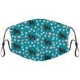 thumbnail image 1 of Cute Newfoundland Dog Graphic Printed Cloth Face Masks Reusable Washable Adjustable for Child (1 PCS), 1 of 5
