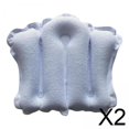 thumbnail image 1 of Almohada de baño,Almohada de baño inflable con ventosas,Bañera SPA Reposacabezas Cómodo,Almohada de baño con forma de concha para el cuello y la bañera,Reposacabezas de bañera con cojín, 1 of 8