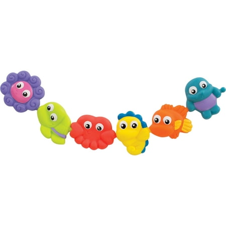 Playgro Pop & Squirt Buddies, 6 Pieces (Best Toy To Squirt)