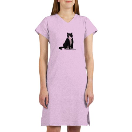 Cafepress Black And White Tuxedo Cat Women S Nightshirt