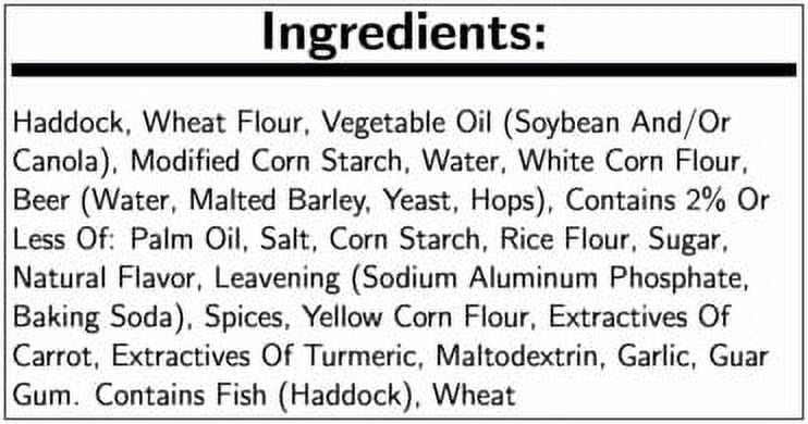 Trident Seafoods Golden Ale Beer Battered Haddock Fillet, 6 Ounce - 1 each.