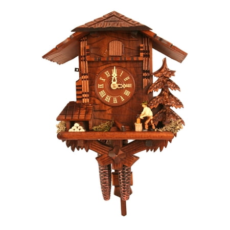 10.5 Engstler Chalet Style Weight-Driven Cuckoo Wall Clock