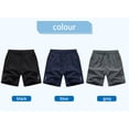 thumbnail image 6 of MANRONG Boys Shorts Quick Dry Athletic Running Shorts with Zipper Pockets, 6 of 7