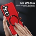 thumbnail image 5 of ELEHOLD for Samsung Galaxy S23 Slim Case, Military Grade Hard PC Support Magsafe Wireless Charging Shockproof Anti-Scratch Soft TPU Case for Samsung S23 5G, Red, 5 of 10
