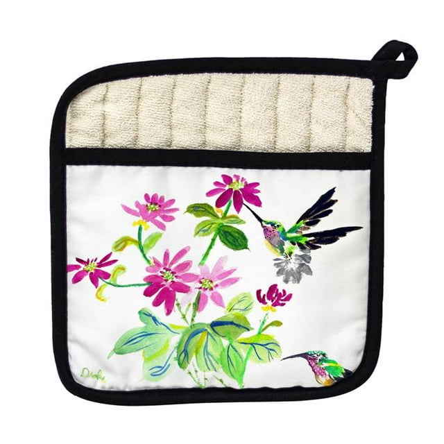 Betsy Drake PT1008 Ruby Throat Pot Holder