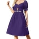 thumbnail image 1 of Vestido elegante de manga corta con frase divertida de Whisky limpio para invitadas de boda. Vestido para mujer., 1 of 8