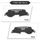 thumbnail image 5 of Cubierta del Tablero Compatible para Cadillac CTS 2014-2022, Alfombra de Tapete de Cubierta del Tablero de Silicona de Poliéster Antideslizante Color Gris, 5 of 6