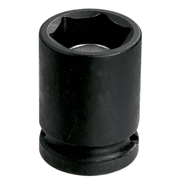Grey Pneumatic 1/2" Drive x 21mm Magnetic Standard Socket