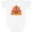 AA-White, variant on Inktastic Thanksgiving Cute Football Turkey Boys or Girls Baby Bodysuit