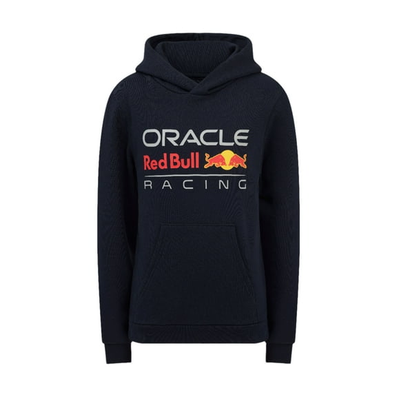 Red Bull Racing F1 Kid's Large Logo Hoodie - Youth Navy