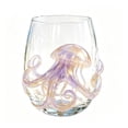 thumbnail image 2 of Ocean Animals Glassware, 2D Stemless Wine Glasses, Handcrafted Marine Animal Bar Glass for Coastal Home Decor Ocean Lovers, 2 of 7