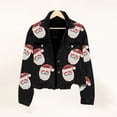 thumbnail image 2 of Chaquetas y abrigos casuales de manga larga sin capucha para mujer, chaqueta de pana de invierno, chaqueta con lentejuelas navideñas, chaqueta de béisbol multicolor, estilo europeo. Abrigo para mujer., 2 of 8