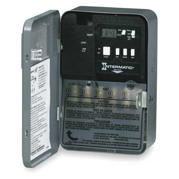 Intermatic Eh40 240 Volt Electronic Water Heater Timer Com Intermatic Eh40 240 Volt Electronic, How To Program An Intermatic Outdoor Timer