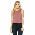 thumbnail image 1 of Ladies' Racerback Cropped Tank - HEATHER MAUVE - 2XL, 1 of 3