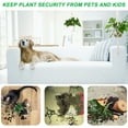 thumbnail image 3 of 2 Pack Macrame Plant Hanger, NOGIS Cotton Rope Indoor Outdoor, 4 Legs Plant Hanger Brackets, Flower Pot Hanging Plant Holder for Home Decorations 40 Inches (White), 3 of 7