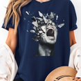 thumbnail image 3 of Artistic Abstract Unique Tshirt Design Unisex T-Shirt, Sizes S-5XL - Gategoo, 3 of 5