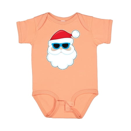 

Inktastic Santa Head with Sunglasses Gift Baby Boy or Baby Girl Bodysuit