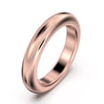 thumbnail image 2 of 4mm Comfort Fit 18K Rose Gold Over Silver Wedding Ring, 2 of 4
