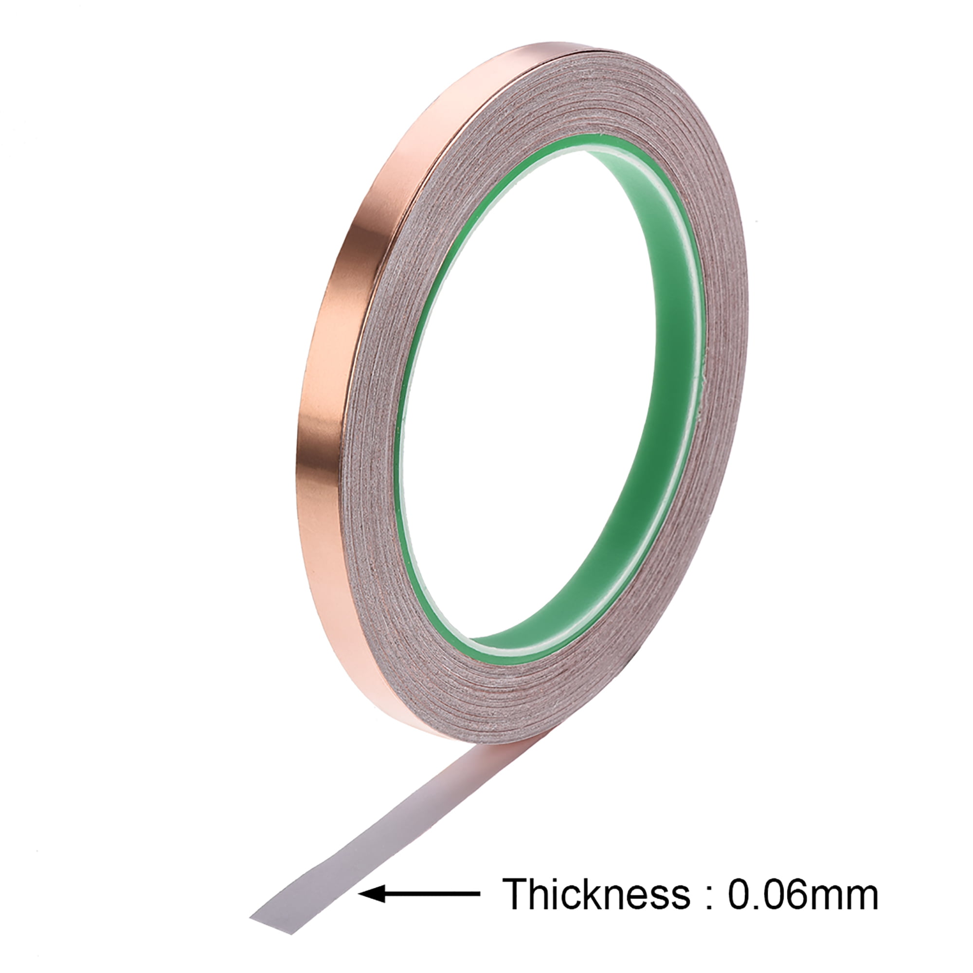 Conductive Copper Adhesive Foil Tape 3/5/6/8/10mm Double Sided Conduct Copper  Foil Tapes Length 20M Conductive Tape