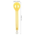 thumbnail image 2 of COMPUKAS 1Pcs Egg Whisk Stirrer Tool Plastic for Whisking Eggs in Kitchen 11.0x2.7x2.6in, 2 of 8
