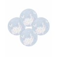 thumbnail image 7 of 15 Inch Round Placemats Set of 4, Easter Bunny Non Slip Heat Insulation PP Table Mats, Watercolor Butterfly Cute Rabbit Flowers Blue Washable Place Mats for Kitchen Dining Party Table Decor, 7 of 7