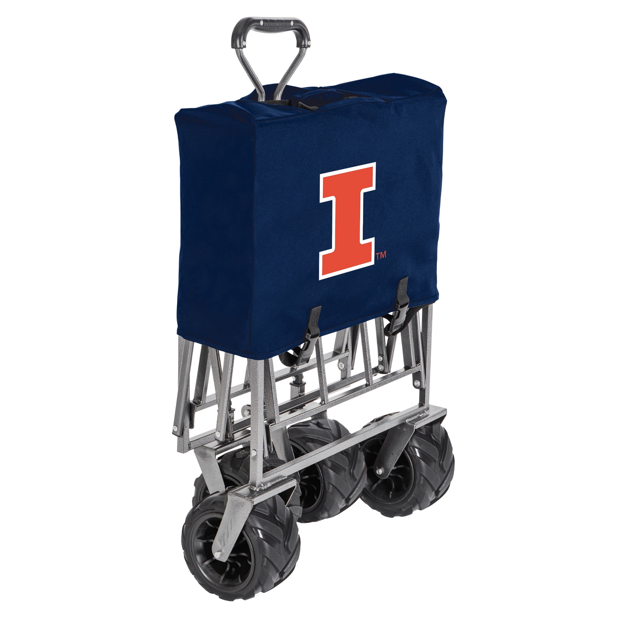 Smart Design Collegiate Heavy Duty Sports Wagon- Illinois Illini