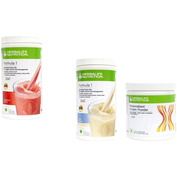 Herblife Nutrition Shake Mix STRAWBERRY With KULFI And Protein Powder 200g With Free Shipping