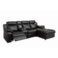 thumbnail image 3 of Topline Home Furnishings Sectionnel noir 2pc, 3 of 4