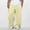 Yellow, variant on Men's Casual Pleated Trousers Featuring Side Pockets Relaxed Fit Big and Tall Soft Comfort Pants