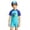 Blue, variant on LILIYA Girl Swimwear Swim Suit Protective Piece Kids Swimsuit For Boys And Girls – Breathable Woven Float Titted Sunscreen Swimwear For Toddlers And Preschoolers Summer Beachwear