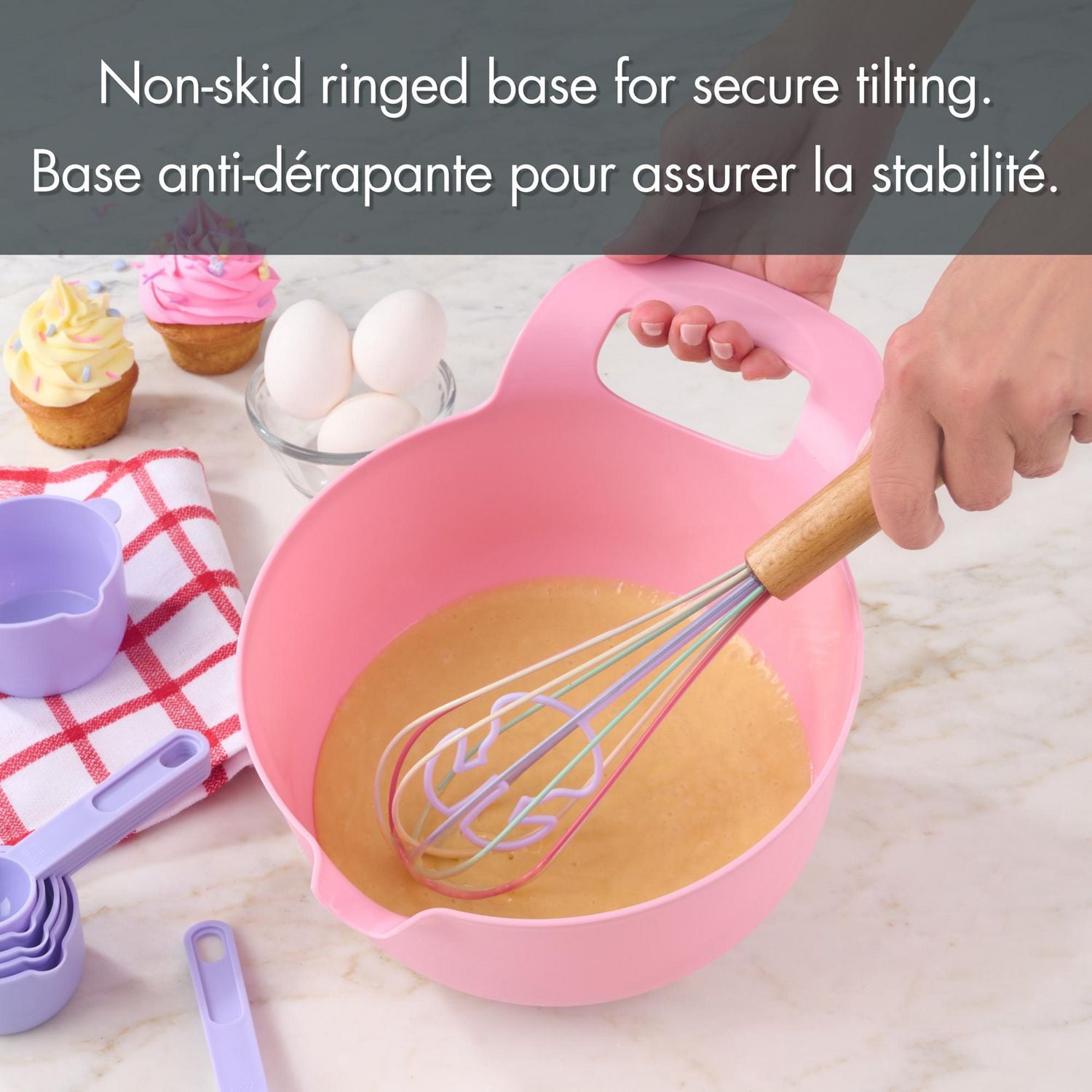 Way to Celebrate 3QT Mixing Bowl, Pink