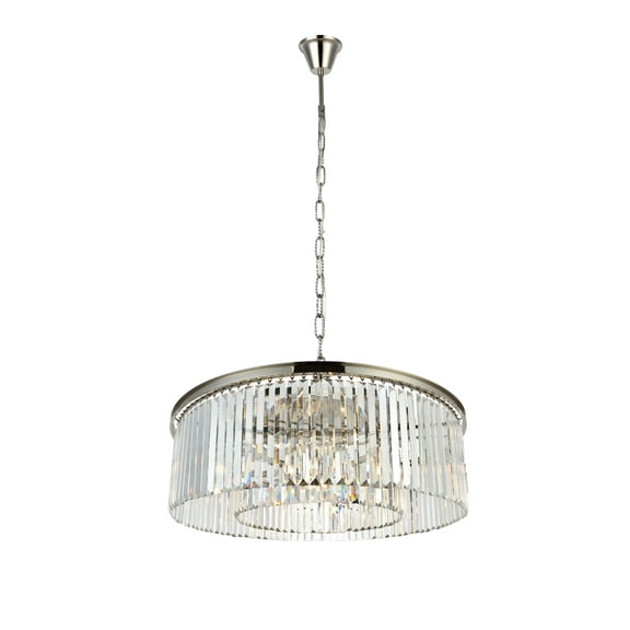 Elegant Lighting Sydney 44" 10 Light Royal Crystal Chandelier