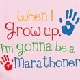 thumbnail image 2 of CafePress - Future Marathoner Infant Bodysuit - Baby Light Bodysuit, Size Newborn - 24 Months, 2 of 4