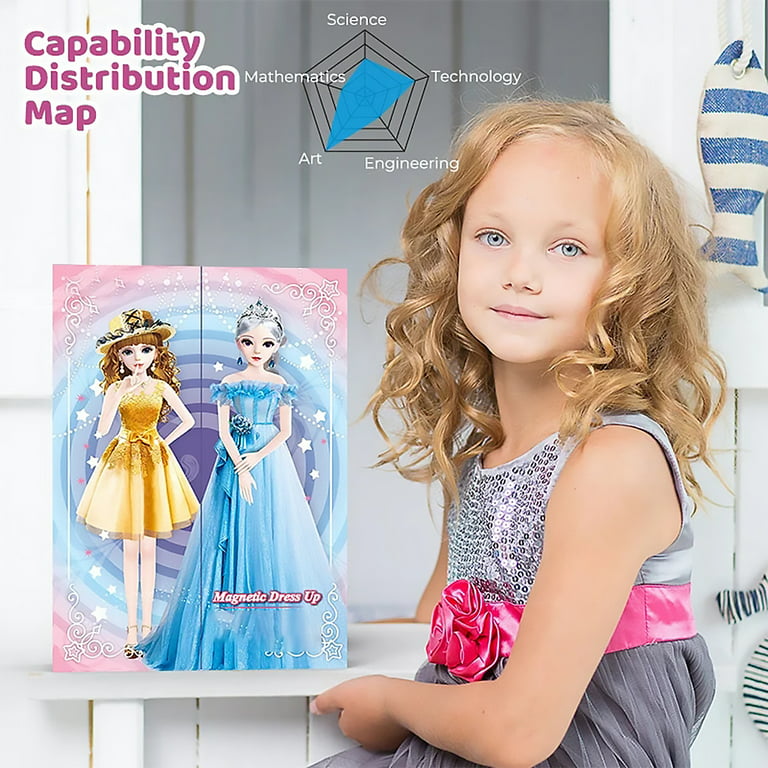 Magnetic Princess Dress Up Paper Doll