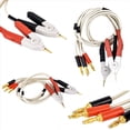 thumbnail image 5 of 5 Par Cable de Clip de de Enchufe Plátano Aislado Baja Resistencia Terminal de Medidor de Prueba de Plomo de Sonda Kelvin, 5 of 5