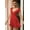 GQOD013-Red, variant on Womens Dresses Summer Plain Color Backless Sexy French High-End Dress