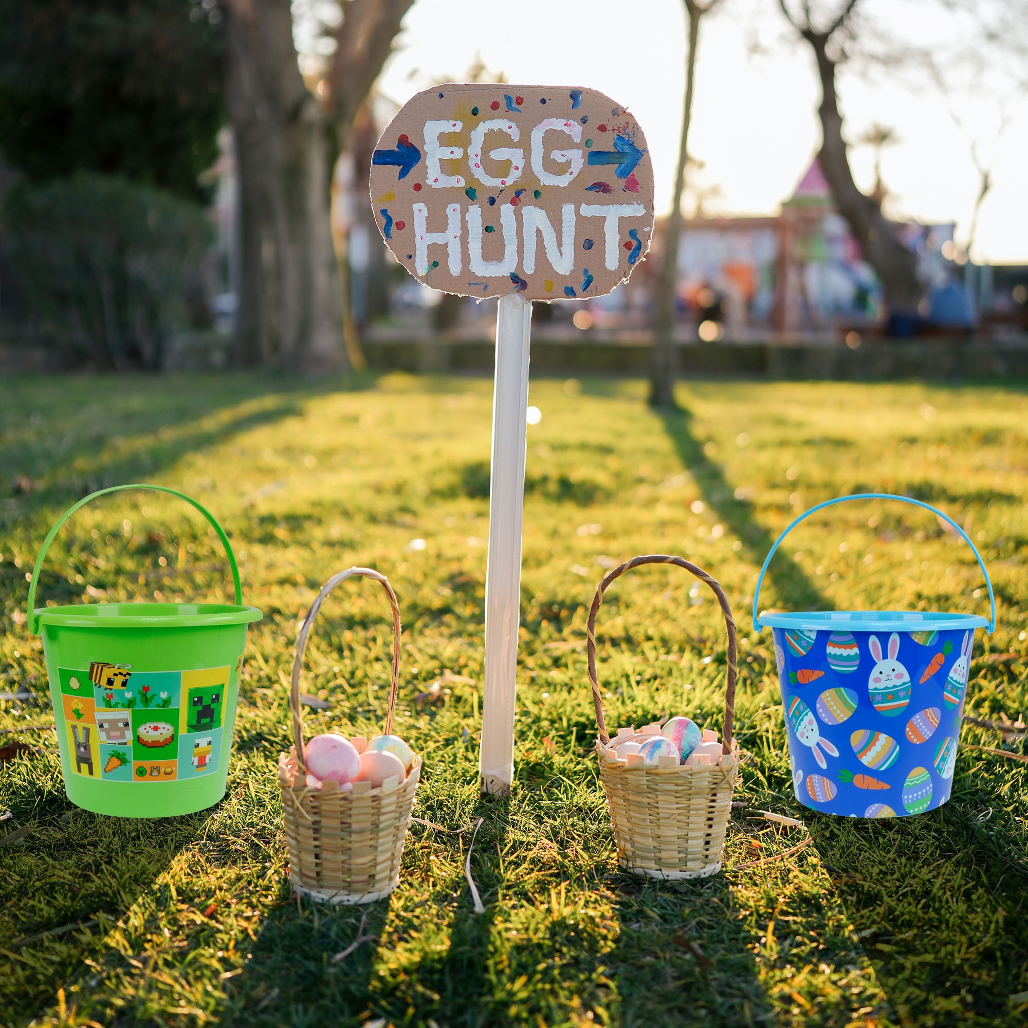 Minecraft Jumbo Plastic Easter Pail, Green, by Ruz