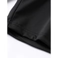 thumbnail image 6 of Besolor Plus Size Athletic Shorts for Men Wide Leg Elastic Waist Drawstring Casual Quick Dry Workout Running Shorts with Zipper Pocket(5X-Large,Black), 6 of 6
