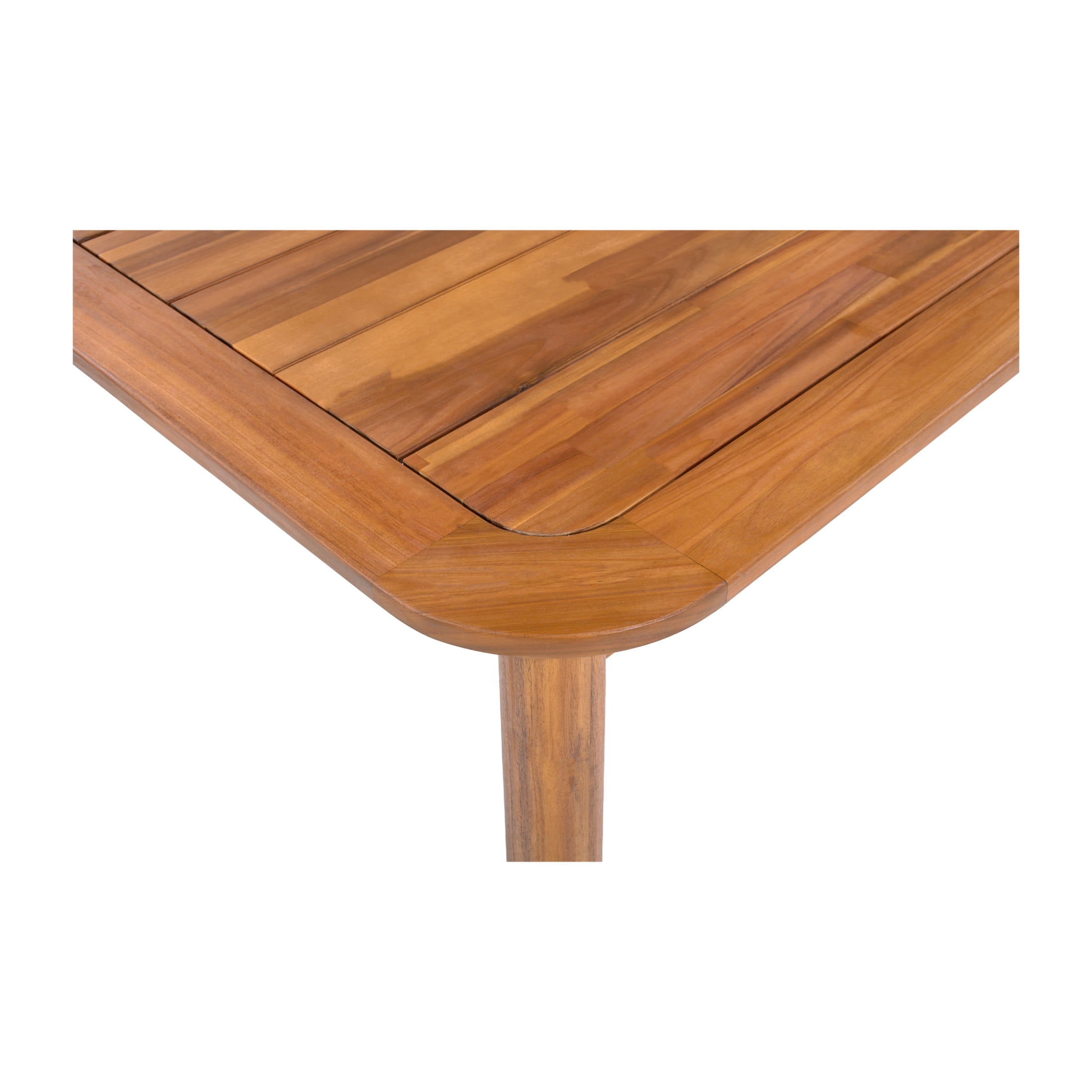 Christopher Knight Home Modern 6-Person Acacia Wood Outdoor Rectangular Dining Table, Teak Finish
