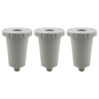 Reusable Coffee Filter Housing Set For Keurig My K-Cup Style - 3 Housing + 3 Extra Filters, Fits B30, B40, B50, B60, B70 Series, BPA-Free