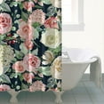 thumbnail image 5 of Waterproof Pioneer Shower Curtain 84x72 Inch Polyester Unique Colorful Floral Shower Curtain for Bathroom Hotel Home Decor with 12 Plastic Hooks, 5 of 5