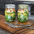 thumbnail image 2 of Cornucopia Brands 16-Ounce Clear Plastic Mason Jars (8-Pack, Silver Metal Lids); PET BPA-Free Mason Jars w/ One Piece Lids, 2-Cup/Pint Capacity, 2 of 6