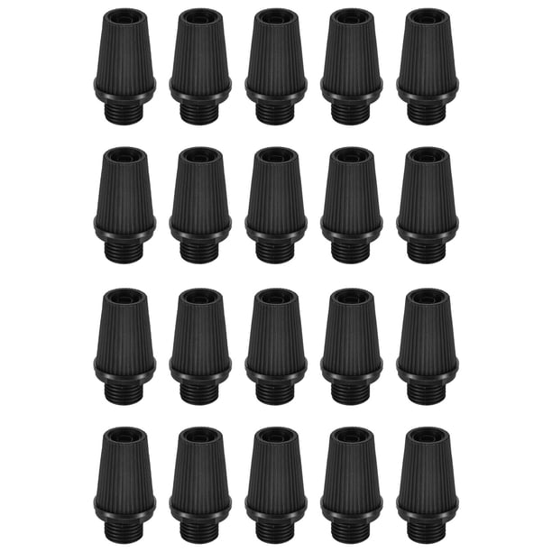 Kenally 30 piezas de conectores de tensión de repuesto de lámpara 30 unids/set prensaestopas de Cable con lámpara de tornillo con manijas y Herramientas y ferretería negro