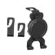 thumbnail image 4 of Portavasos para coche Gancho para reposacabezas de coche Accesorios interiores Organizador universal Bebidas Negro, 4 of 9